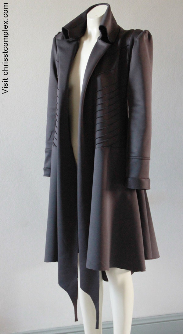 Steampunk Riding Jacket Goth Long Coat Chrisst Jacket Coat Trench -  NEW PRICE