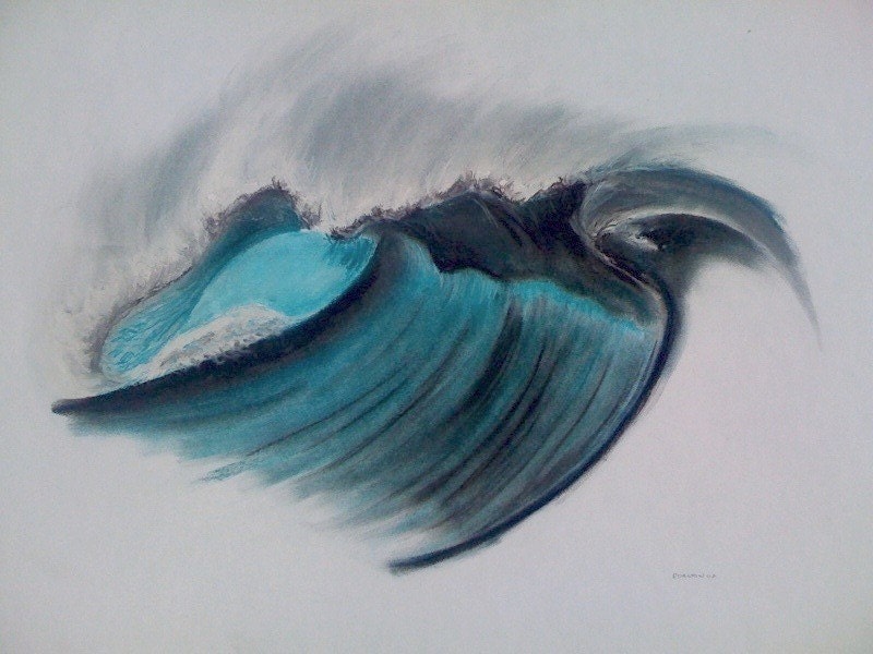 Drawn Ocean Waves