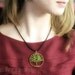 Tree of Life pendant jewelry tutorial - step by step coiled woven beaded wire wrapped wirework lesson - DIY instruction digital download pdf