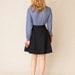 Colette Blouse - Smokey Blue - Made To Order