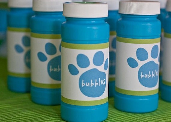 Blues Clues Printable Birthday Party Bubble Labels - Fresh Chick Designs Il_570xn