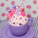 SALE Bunnys and Bows Tea Cup Hair Clip