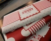 Red Stripe Paper Ribbon for Gift Wrap