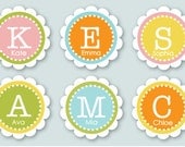 2 Inch Custom Labels You Choose Colors and Text