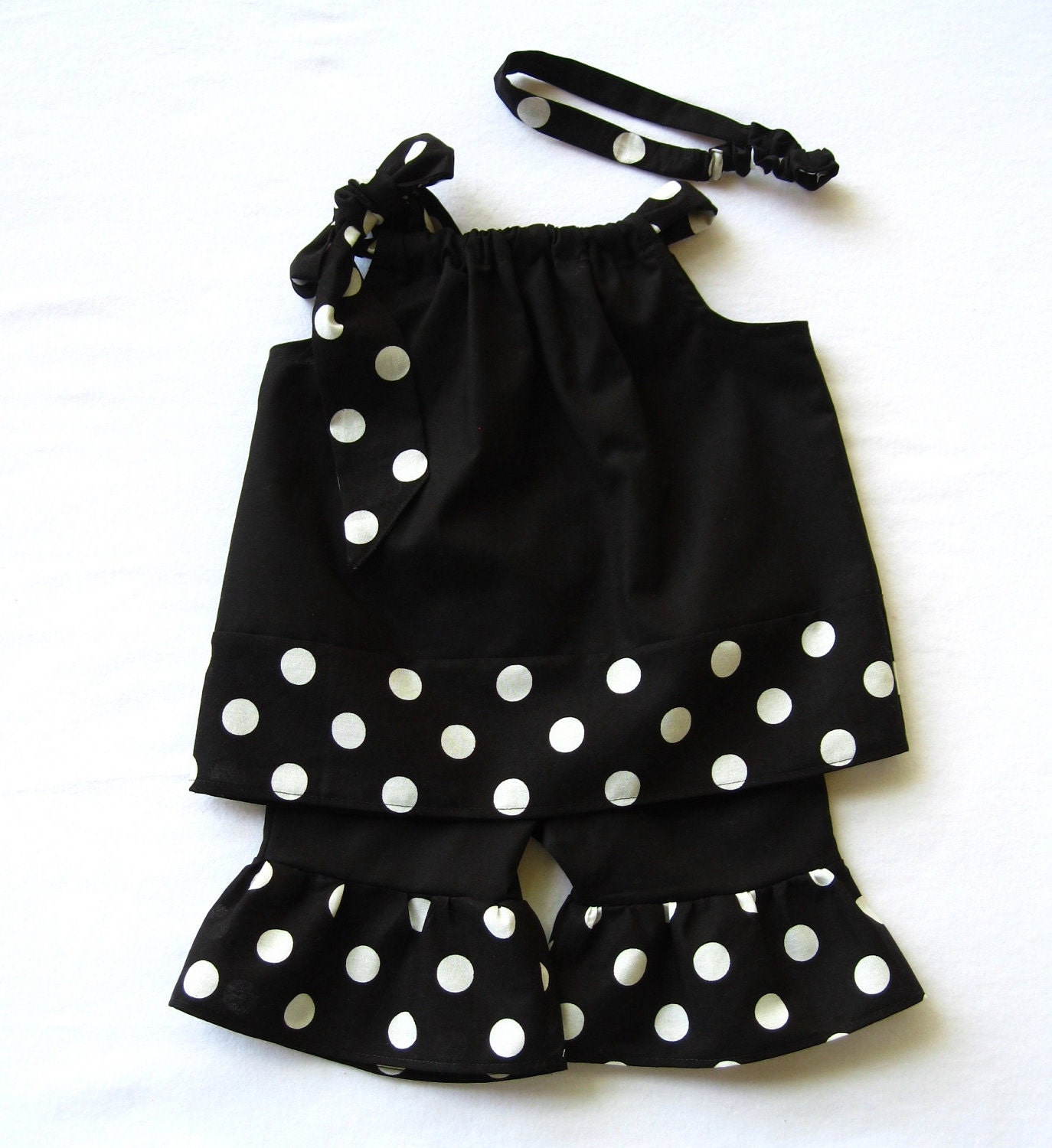 Classic Beauty Pillowcase Set - with Pants or Capris - 9 mths to 5