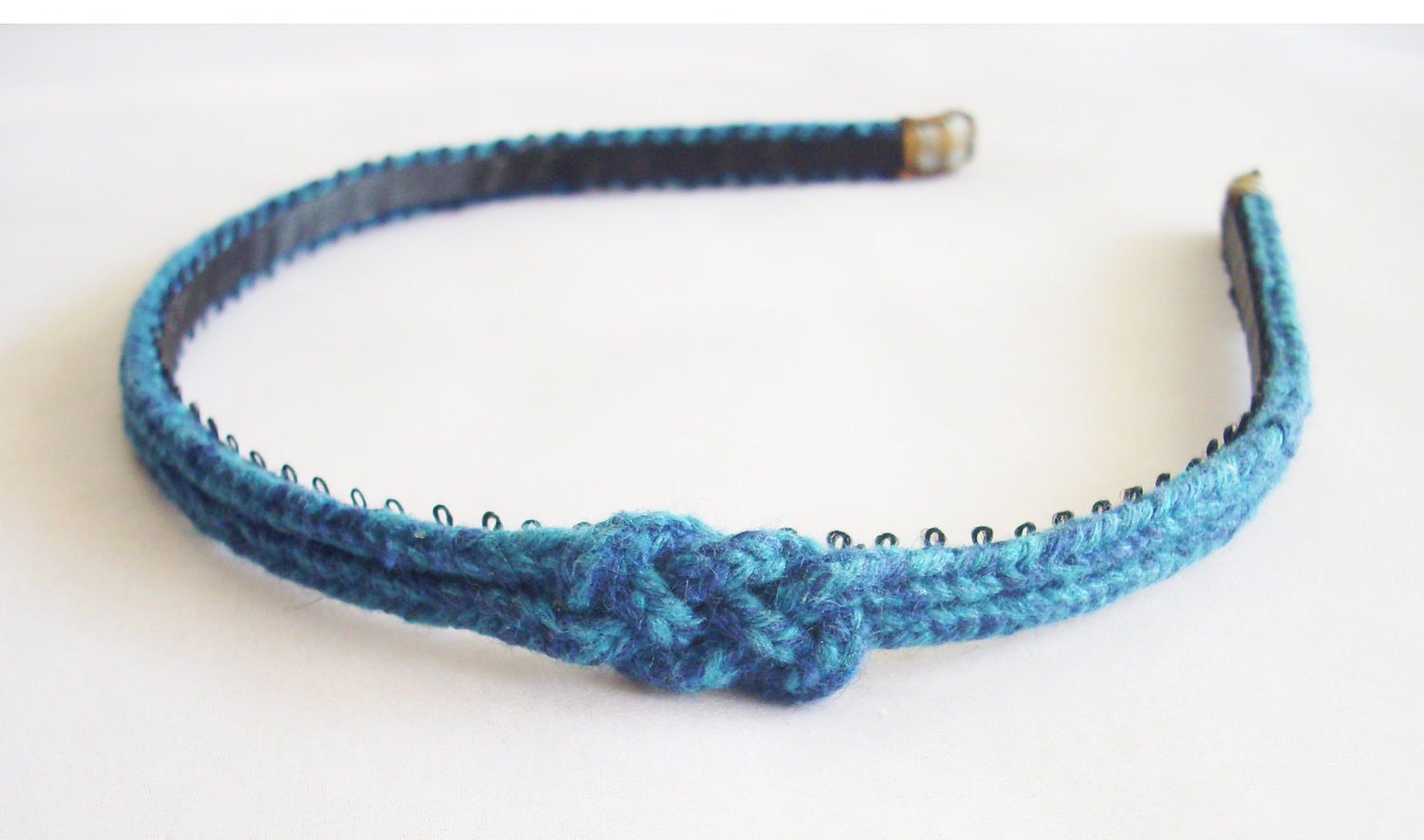 BlueTeal Recycled Cotton Knotted Headband