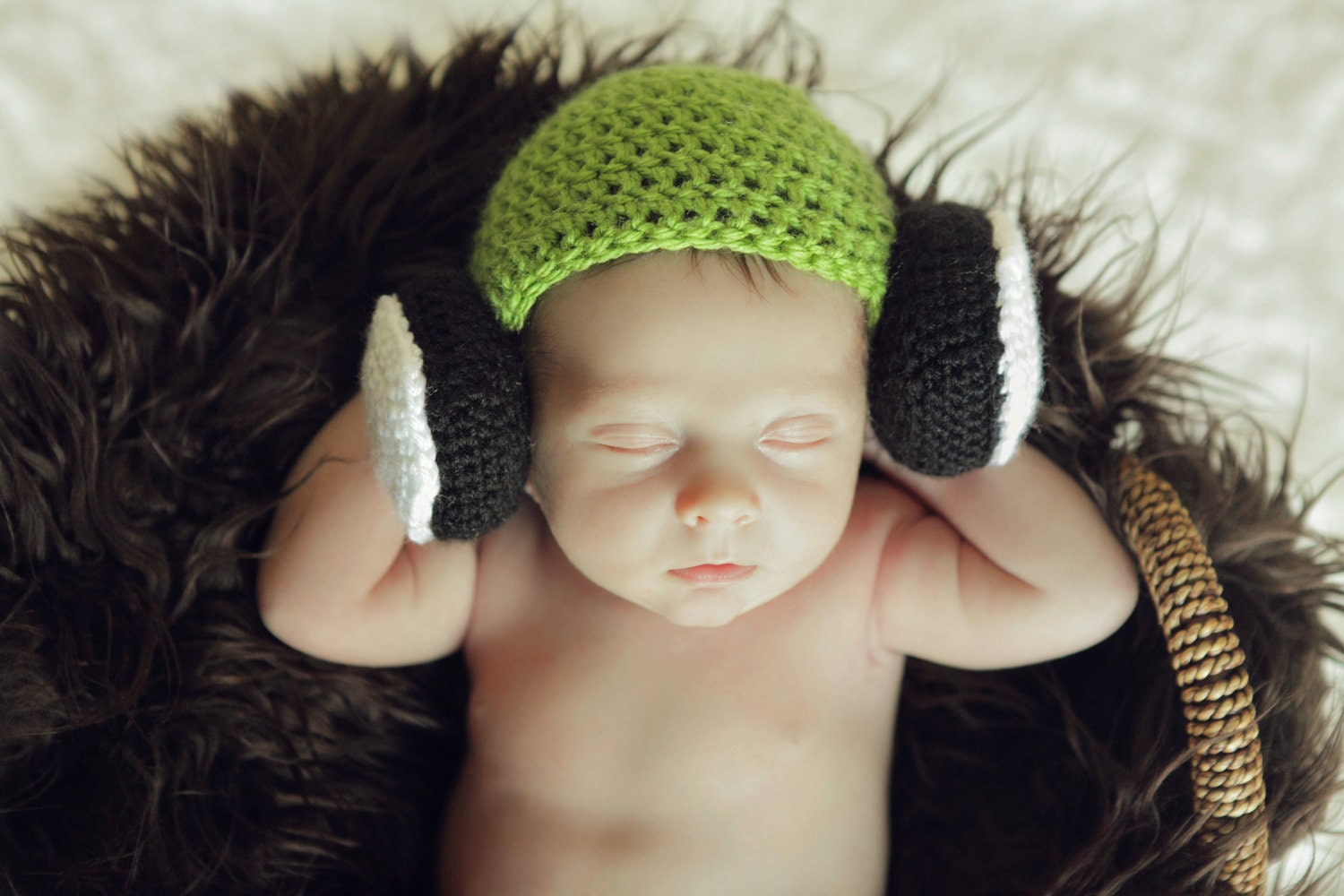 Headphone Beanie (Unique Photo Prop)