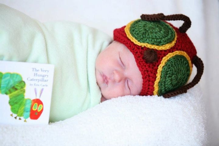 The Very Hungry Caterpillar Hat Only - Photography Prop