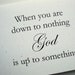 God Is Up To Something Note Cards