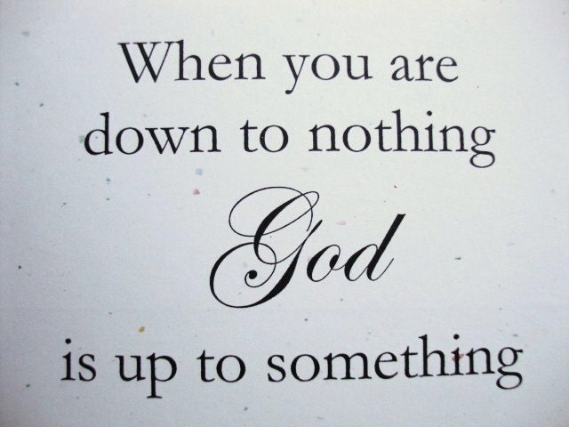God Is Up To Something Note Cards