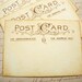Postcard Placecards Wedding Escort Cards Vintage Style