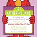 Elmo Birthday Party Invitation