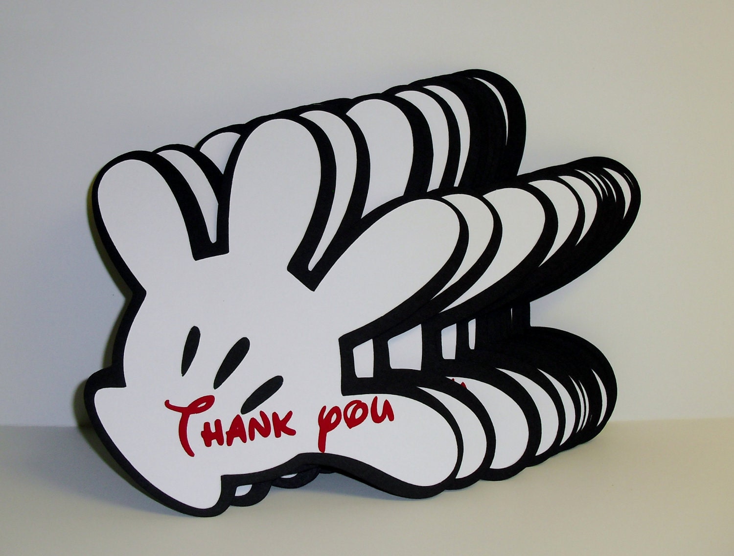 Thank You Cards (12) Mickey Mouse Inspired
