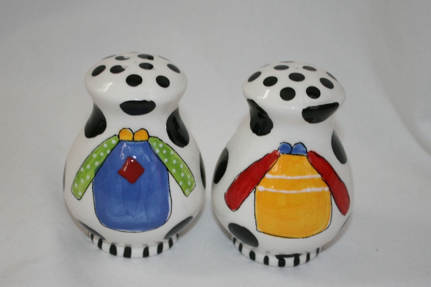 Derby salt and pepper set- READY TO SHIP