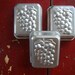 Vintage Tin Grape Tart Jello or Candy Molds Lot of 3