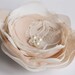 Brooch and hair pin, cream, ivory, light beige, lace, pearls ,ivory fascinator, ivory bridal hair flower, sash, belt