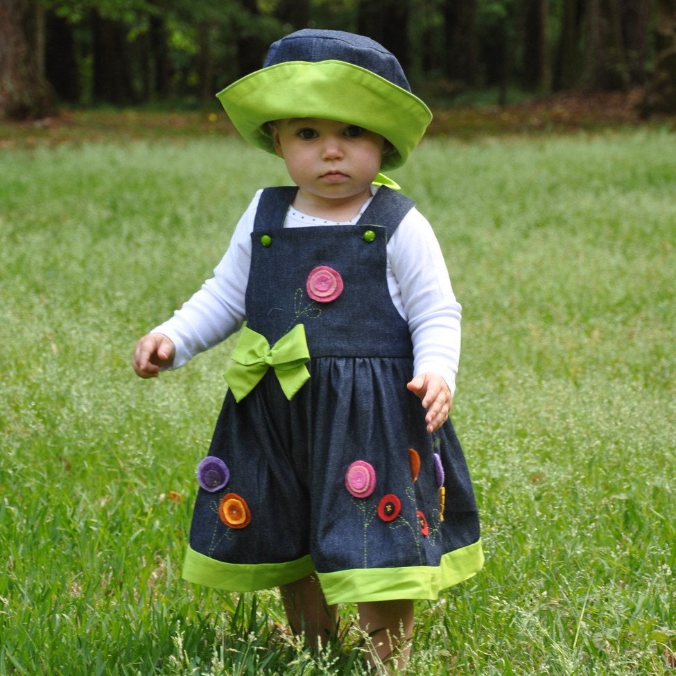 Girls Denim Jumper