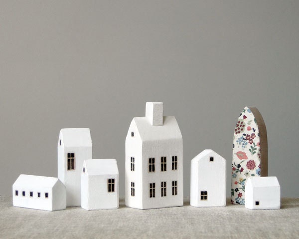 RESERVED - Miniature Wood Town