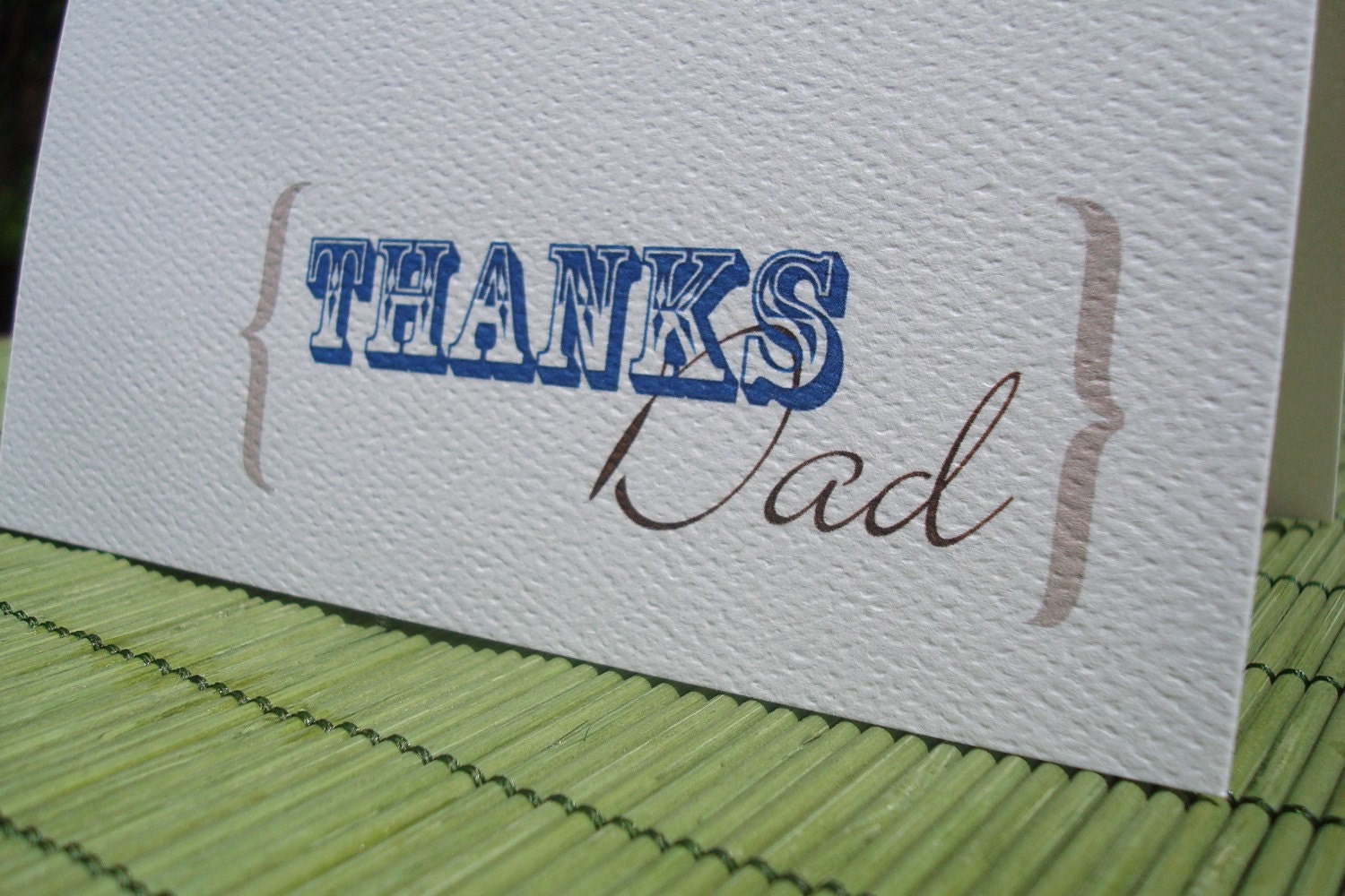 Father's Day Card - Thanks Dad