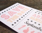 Concert Ticket Save The Date (sample)
