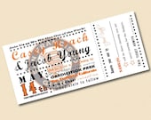Printable Baseball Ticket Invitation (Digital File)