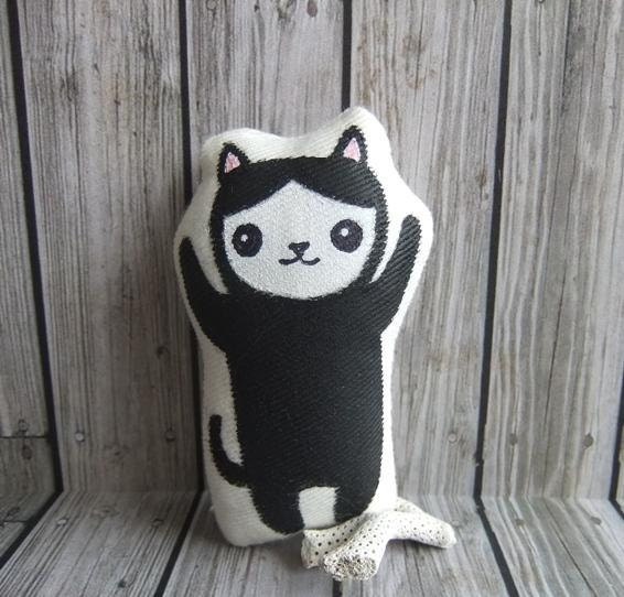 Panda Kitty softie pin