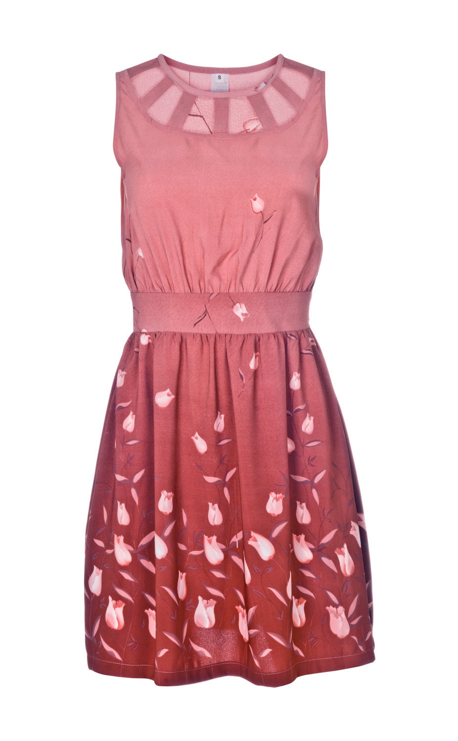 Pink dress, Floral dress, Cocktail dress, Bridesmaid dress, Formal dress, Party dress, Women dress, Country wedding