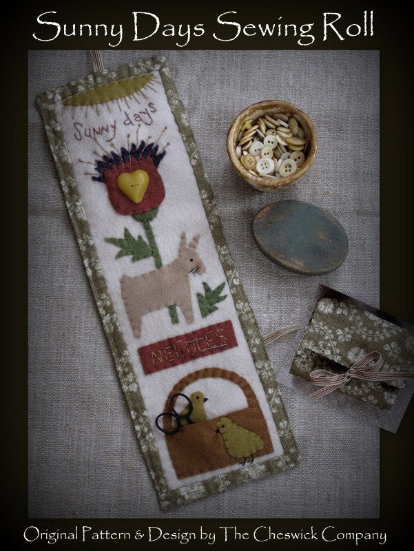 Sunny Days Sewing Roll E-PATTERN by cheswickcompany