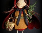 Red Riding Hood  E-PATTERN  3rd in the Storybook Ornament Collection by cheswickcompany