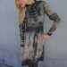 RESERVED FOR JULIA Hand Tie Dyed Vintage Silk Dress