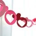 6 Foot - Lovely Hearts Garland - available in your choice of colors - Party Banner Garland perfect for Parties, Bridal or Baby Showers