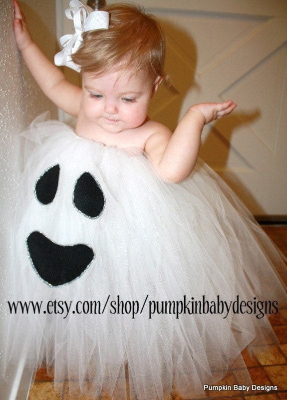Ghost Tutu Dress Halloween Costume