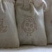 musin gift bags GroOvY OwLsx 24 favor bags, party favor, soap bag, candy bag, muslin wedding favor bag
