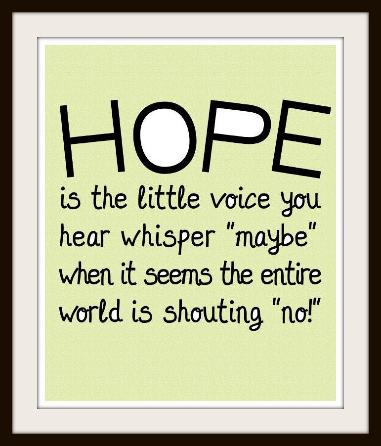 Hope Art Print (8.5 x 11)
