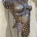 Metal Wall art sculpture abstract torso by Holly Lentz sexy nude metal torso