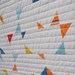 PDF PATTERN, Confetti Crib Baby Geometric Triangle Quilt or Wall Hanging