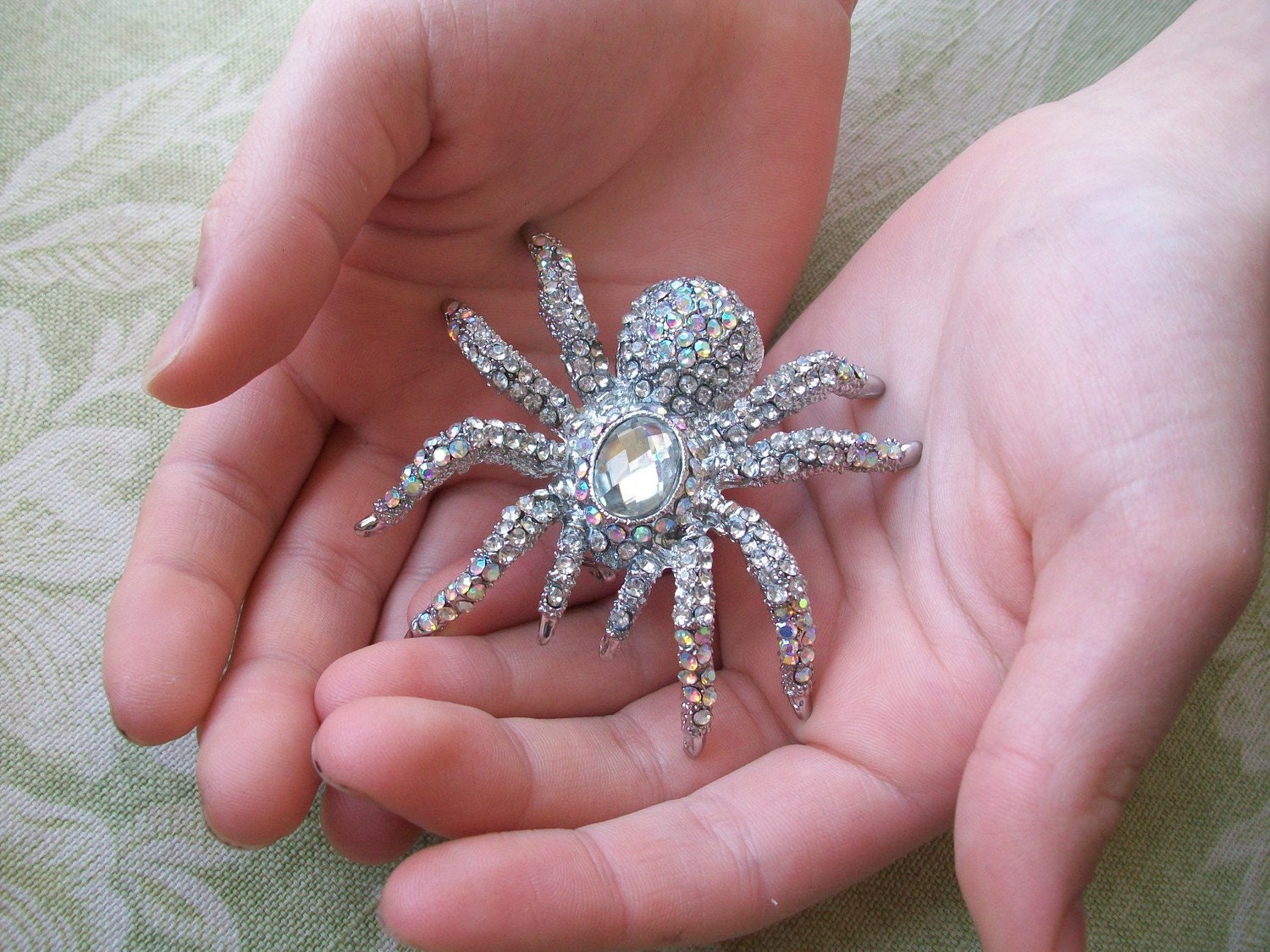 Wedding Spider Hair Clip... Perfect For Halloween Wedding Bling