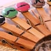 5 MUSTACHE ClothesPins with dimension with bonus pin