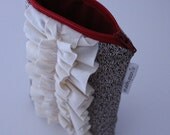small zipper pouch -- sock monkey inspirations