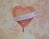 Valentine cupcake toppers