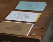 Set of 3 Mini Note Cards