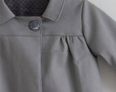 SALE Tea Coat   4T cotton twill stretch ready to ship jacket (last one )
