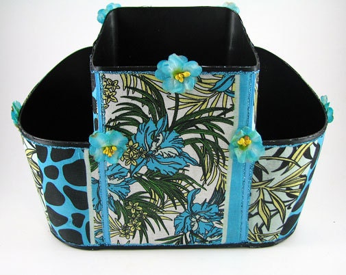 Jungle Blue Storage container - organizer