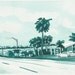 Original Retro Watercolour - Vintage Vacation in Shades of Teal 10x8