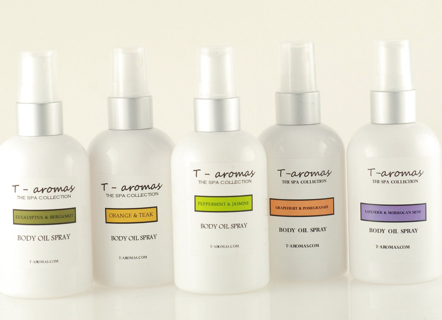 4 oz body oil spray -spa collection- lavender and moroccan mint