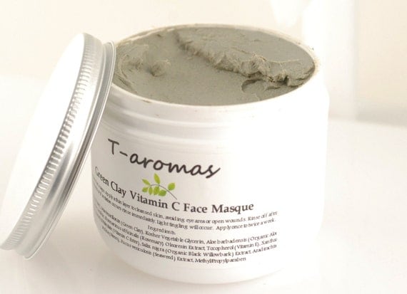 Face Mask- Green Clay Vitamin C- SALE-