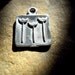 Pair of Sterling Silver Flower Pendants or Charms