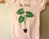 poi baby, organic hand painted baby onesie or little t-shirt