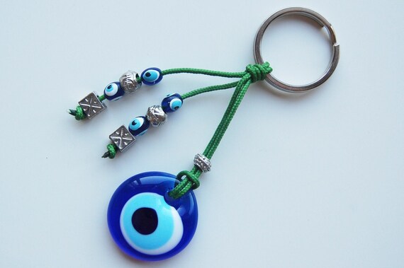 Evil Eye Handmade Glass Bead Key Chain