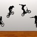 Bikers Bike Tricks Vinyl Wall Murals Decals Kids Children Dorms Business